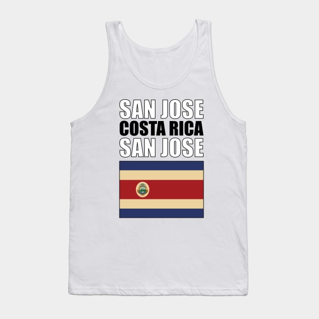 Flag of Costa Rica Tank Top by KewaleeTee